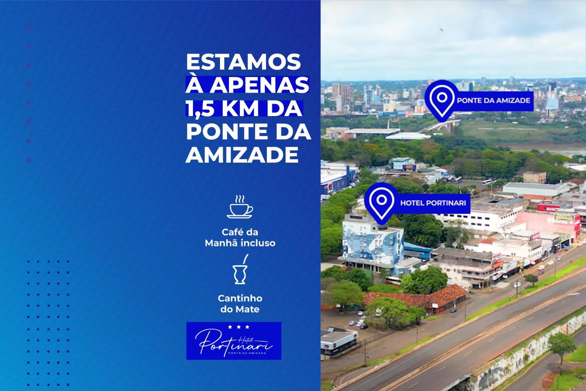 פוז דו איגואסו Hotel Portinari Ponte Da Amizade מראה חיצוני תמונה